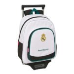 Real Madrid Mochila con Carro Blanco