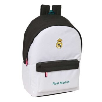Real Madrid Mochila para Portátil Doble Blanco