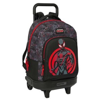 Miles Morales Mochila con Carro Doble Negro