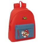 Super Mario Mochila Doble Negro