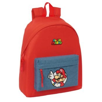 Super Mario Mochila Doble Negro
