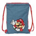Super Mario Saco Deportivo Negro