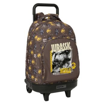 Jurassic World Mochila con Carro Doble Beige