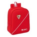 Sevilla FC Mochila Infantil Preescolar Adaptable a Rojo