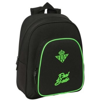 Real Betis Mochila Infantil Preescolar Negro