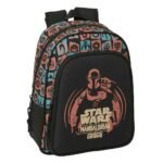 The Mandalorian Mochila Infantil Preescolar Adaptable a Negro