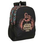 The Mandalorian Mochila Doble Adaptable a Negro