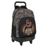 The Mandalorian Mochila con Carro Doble Negro