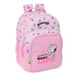 Snoopy Mochila Doble Adaptable a Blanco