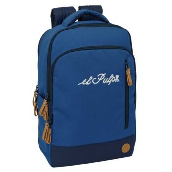 El Pulpo Mochila para Portátil Doble Azul Marino