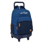 El Pulpo Mochila con Carro Doble Azul Marino