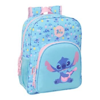 Disney Lilo & Stitch Mochila & Doble Adaptable a Azul