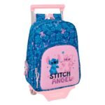 Disney Lilo & Stitch Mochila con Carro & Azul Marino