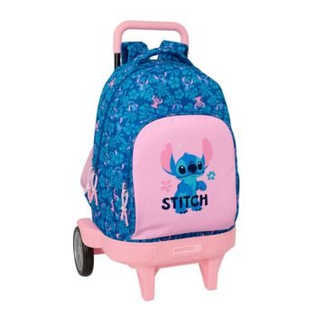 Disney Lilo & Stitch Mochila con Carro & Doble Azul Marino