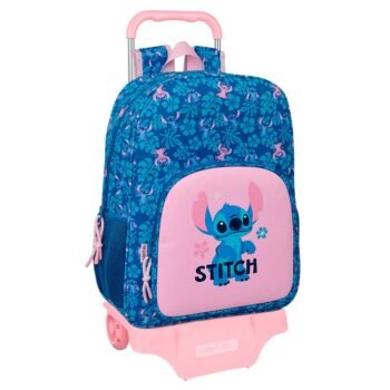 Disney Lilo & Stitch Mochila con Carro & Doble Azul Marino