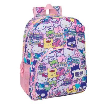 Sanrio Hello Kitty Mochila Doble Adaptable a Rosa