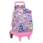 Sanrio Hello Kitty Mochila con Carro Doble Rosa