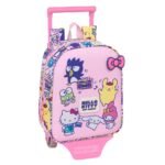 Sanrio Hello Kitty Mochila con Carro Rosa