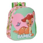 Bambi Mochila Infantil Preescolar Relieve Frontal 3D Rosa