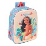 Disney Vaiana Mochila Infantil Preescolar Relieve Frontal 3D Multicolor