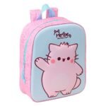 Pembe Mochila Infantil Preescolar Relieve Frontal 3D Azul