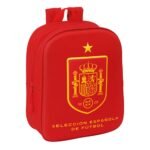 Seleccion Española Mochila Infantil Preescolar Relieve Frontal 3D Rojo