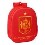 Seleccion Española Mochila Infantil Preescolar Relieve Frontal 3D Rojo