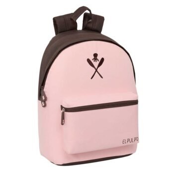 El Pulpo Mochila para Portátil Doble Rosa
