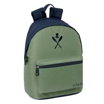 El Pulpo Mochila para Portátil Doble Verde