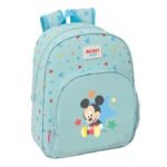Disney Mickey Mouse Mochila Infantil Preescolar Adaptable a Azul