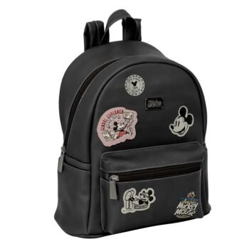 Disney Mickey Mouse Mini Mochila Doble Negro