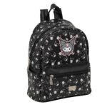 Sanrio Kuromi Mini Mochila Doble Negro
