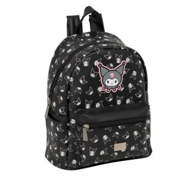 Sanrio Kuromi Mini Mochila Doble Negro