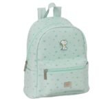 Snoopy Mini Mochila Doble Verde