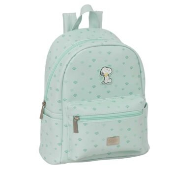 Snoopy Mini Mochila Doble Verde