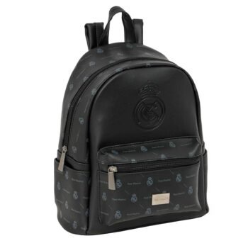 Real Madrid Mini Mochila Doble Negro