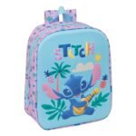 Disney Lilo & Stitch Mochila Infantil Preescolar & Relieve Frontal 3D Multicolor