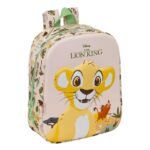 El Rey Leon Mochila Infantil Preescolar Relieve Frontal 3D Verde