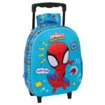 Marvel Spider-Man Mochila con Carro Relieve Frontal 3D Azul