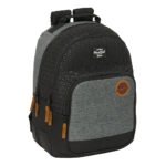 Blackfit8 Mochila Doble Adaptable a Negro