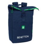 Benetton Mochila para Portátil Azul Marino