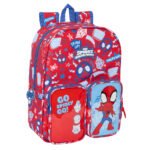 Marvel Spider-Man Mochila Infantil Preescolar Adaptable a Azul