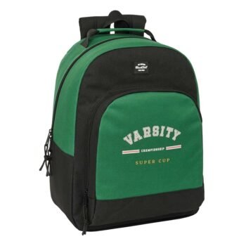Blackfit8 Mochila Doble Adaptable a Negro
