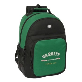 Blackfit8 Mochila Doble Adaptable a Negro