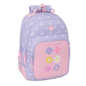 Mochila Doble Adaptable a Rosa