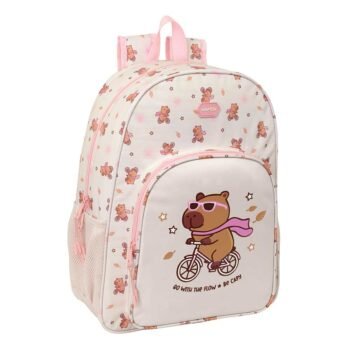 Mochila Doble Adaptable a Rosa