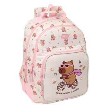 Mochila Doble Adaptable a Rosa