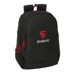 Sevilla FC Mochila Doble Adaptable a Negro