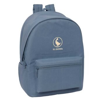 El Ganso Mochila para Portátil Doble Azul