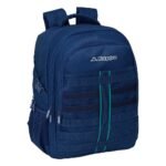Kappa Mochila Doble Portátil Azul Marino